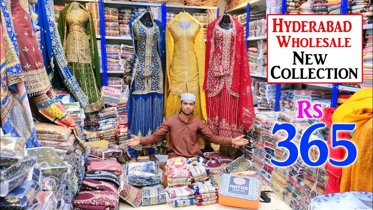 Hyderabad Wholesale Only 365.Rs Suits Variety Suits Dress Material || Al Hasnain Textiles ||