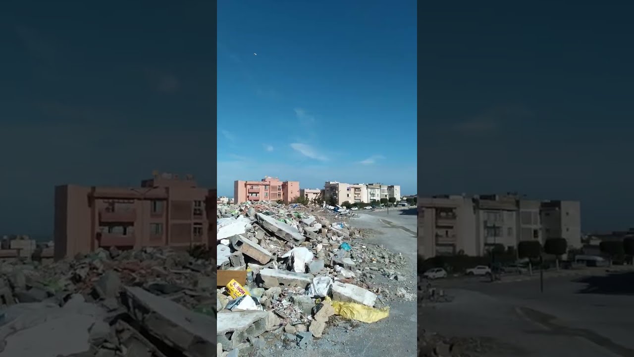 هدم محلات  كلاسي بيع مواد البيناء.