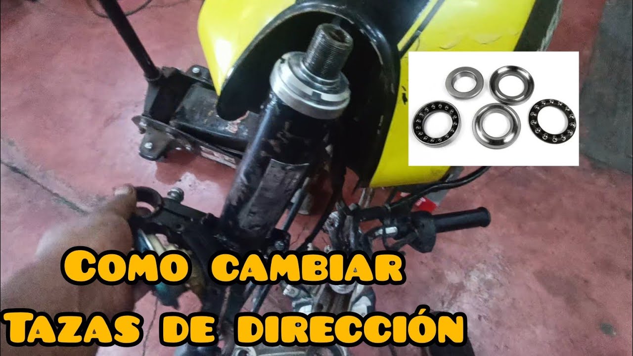 COMO CAMBIAR TAZAS DE DIRECCIÓN