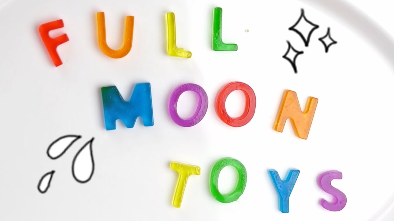 Full Moon Toys Jelly Letters with Alphabet Jelly Mold