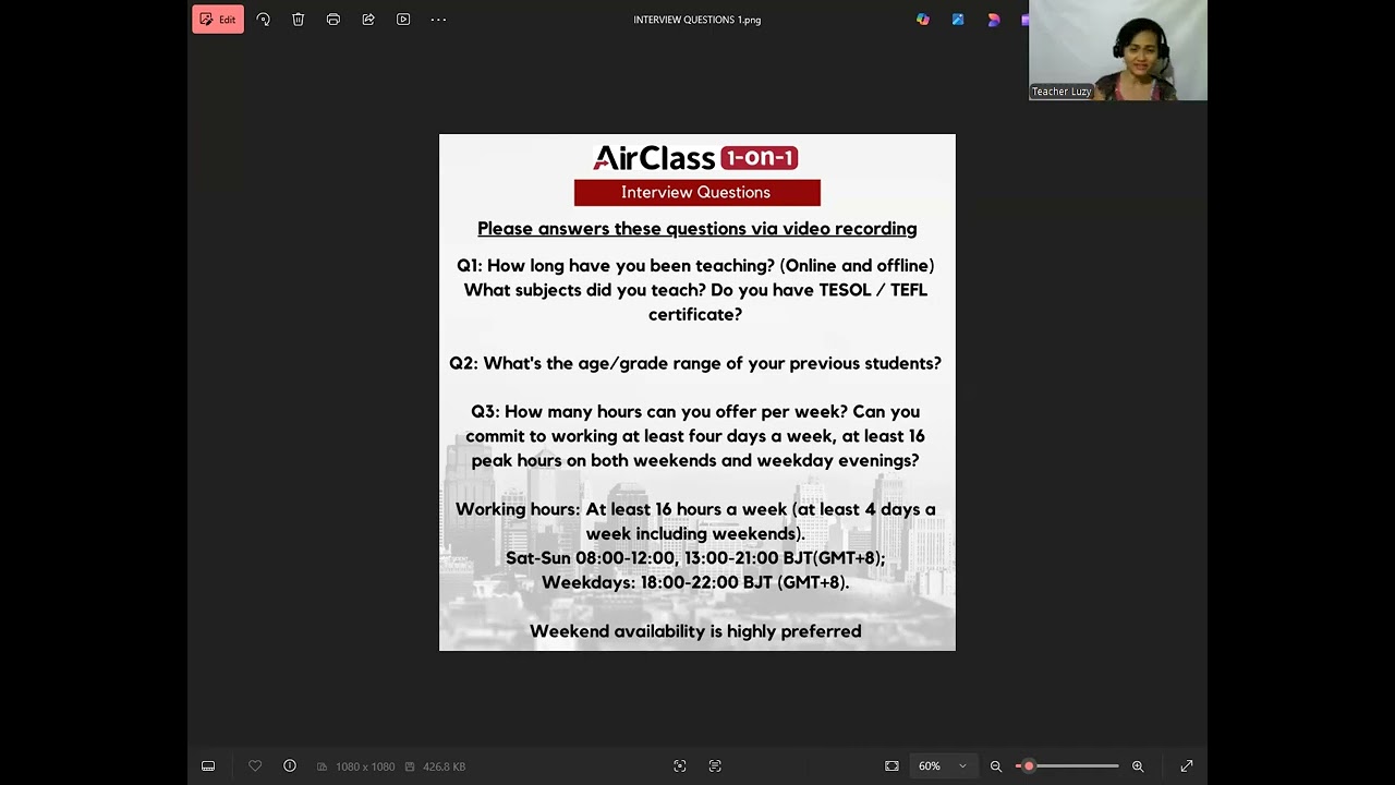 Вопросы для собеседования - AirClass