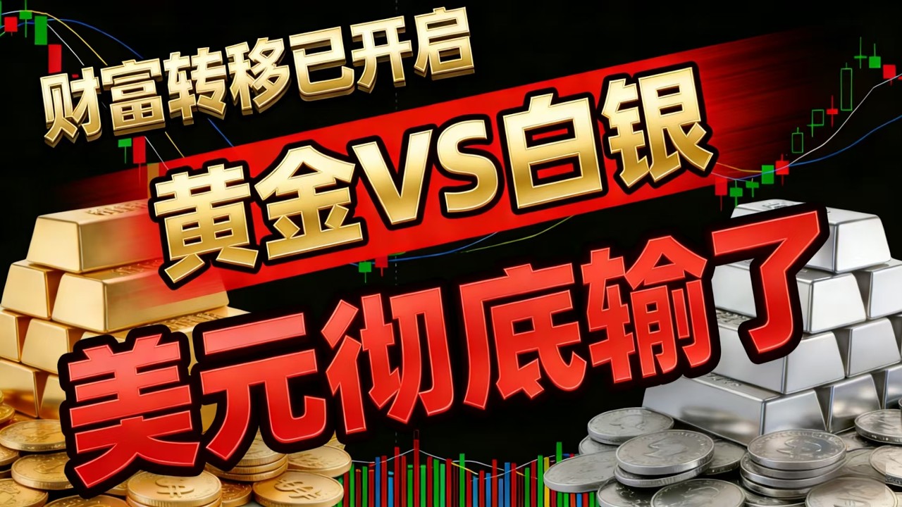 黄金破5000，白银冲100！！！美元彻底输了，信任崩塌！持有黄金白银，才能活下来，财富转移已开启#黄金破5000 #白银逼空 #财富转移 #美元失信#黄金投资 #白银行情 #2026投资逻辑