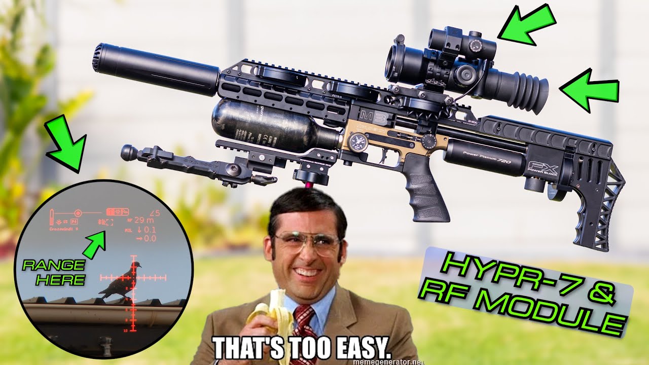 That's too easy! | Element Optics HYPR-7 with RF Module | Hands-Free Hunting | Air Gun Pest Control