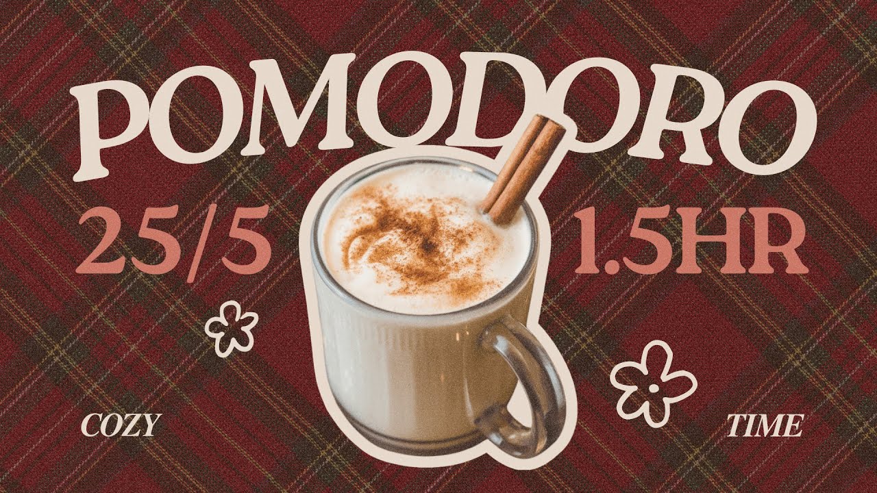𝔼𝕘𝕘𝕟𝕠𝕘☕ 𝟸𝟻/𝟻 𝟹𝚂𝙴𝚃𝚂 𝟷.𝟻𝙷𝚁 | pomodoro focus timer | cozy jazz | study with me