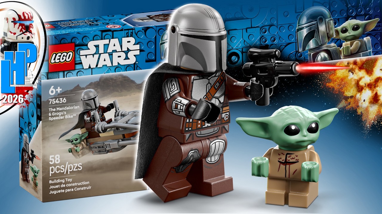 RECENZJA Lego Star Wars 75436 Śmigacz Mandalorianina i Grogu (2026)