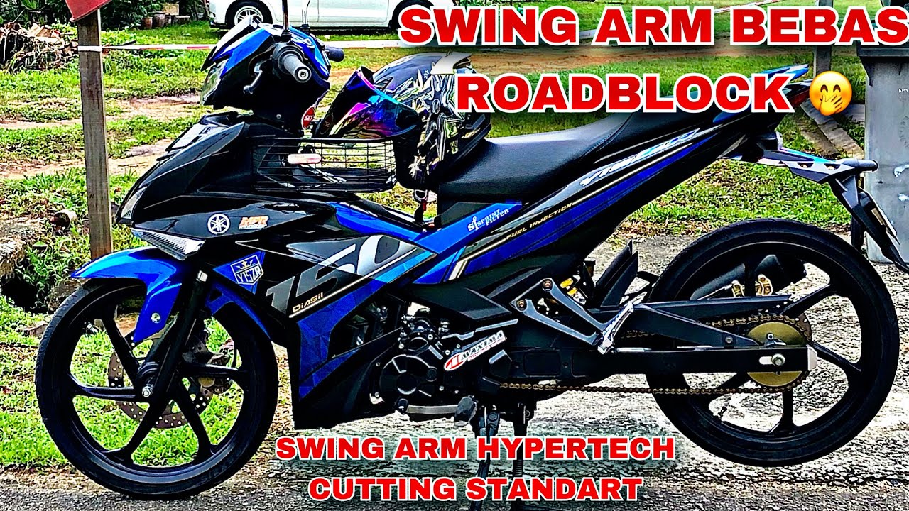 TUKAR SWING ARM HYPERTECH BARU // SWING ARM BEBAS SAMAN // Y15ZR V2