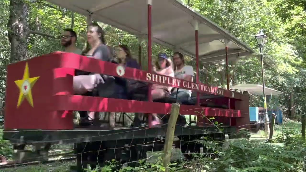 Shipley Glen Victorian tramway in Saltaire West Yorkshire