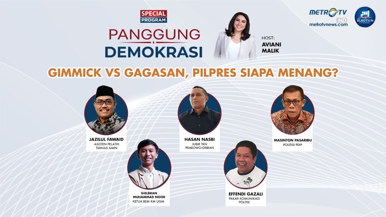 Panggung Demokrasi -  Gimmick VS Gagasan, Pilpres Siapa Menang?