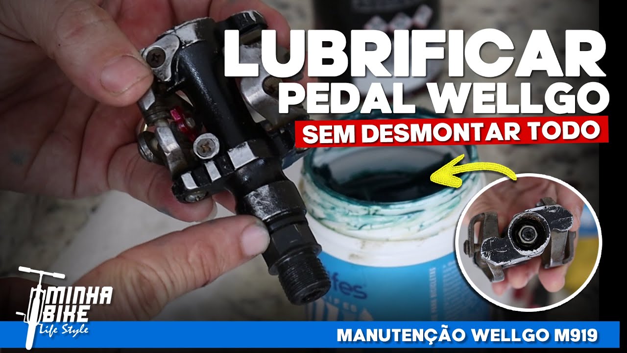 COMO LUBRIFICAR O PEDAL WELLGO EM CASA SEM DESMONTAR - Minha Bike Life Style