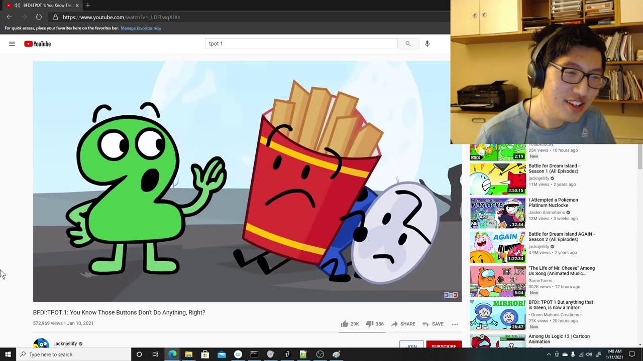CARY REACTS TO TPOT 1