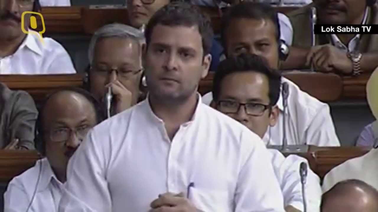 Rahul Gandhi's First Speech From Lok Sabha's Opposition Benches