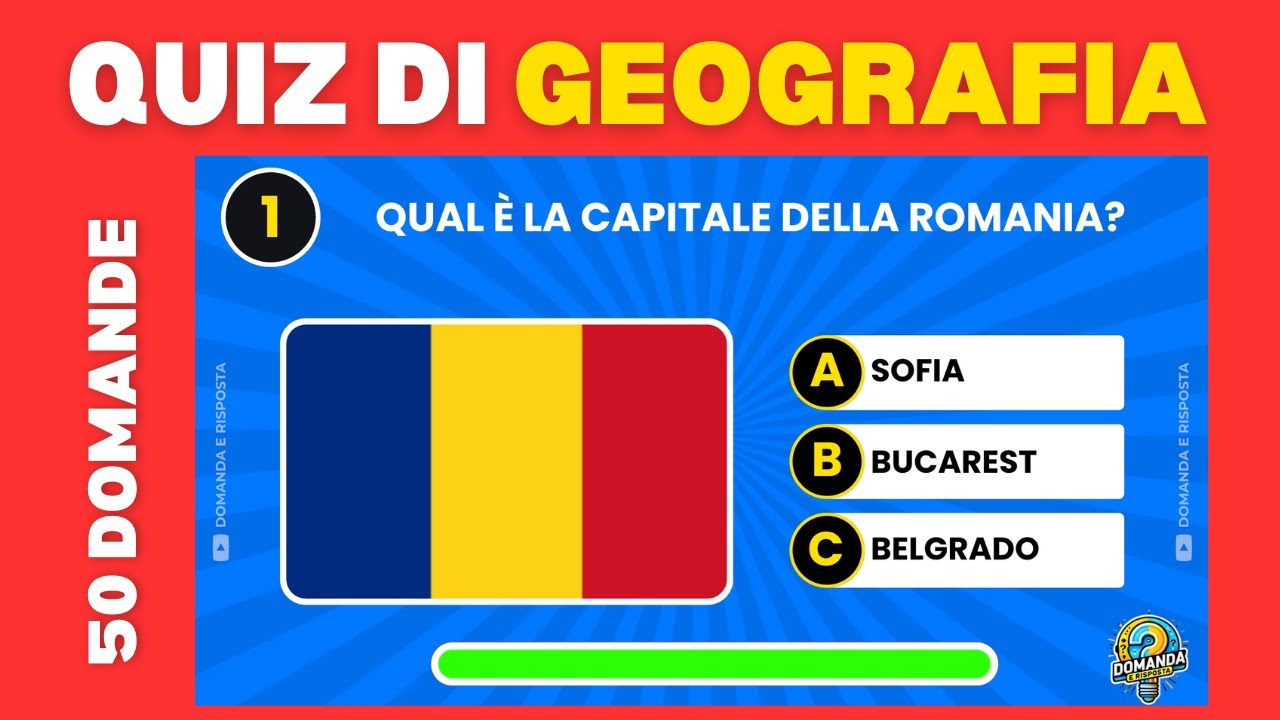 QUIZ DI GEOGRAFIA #2 | Quanto è buona la tua conoscenza della geografia?