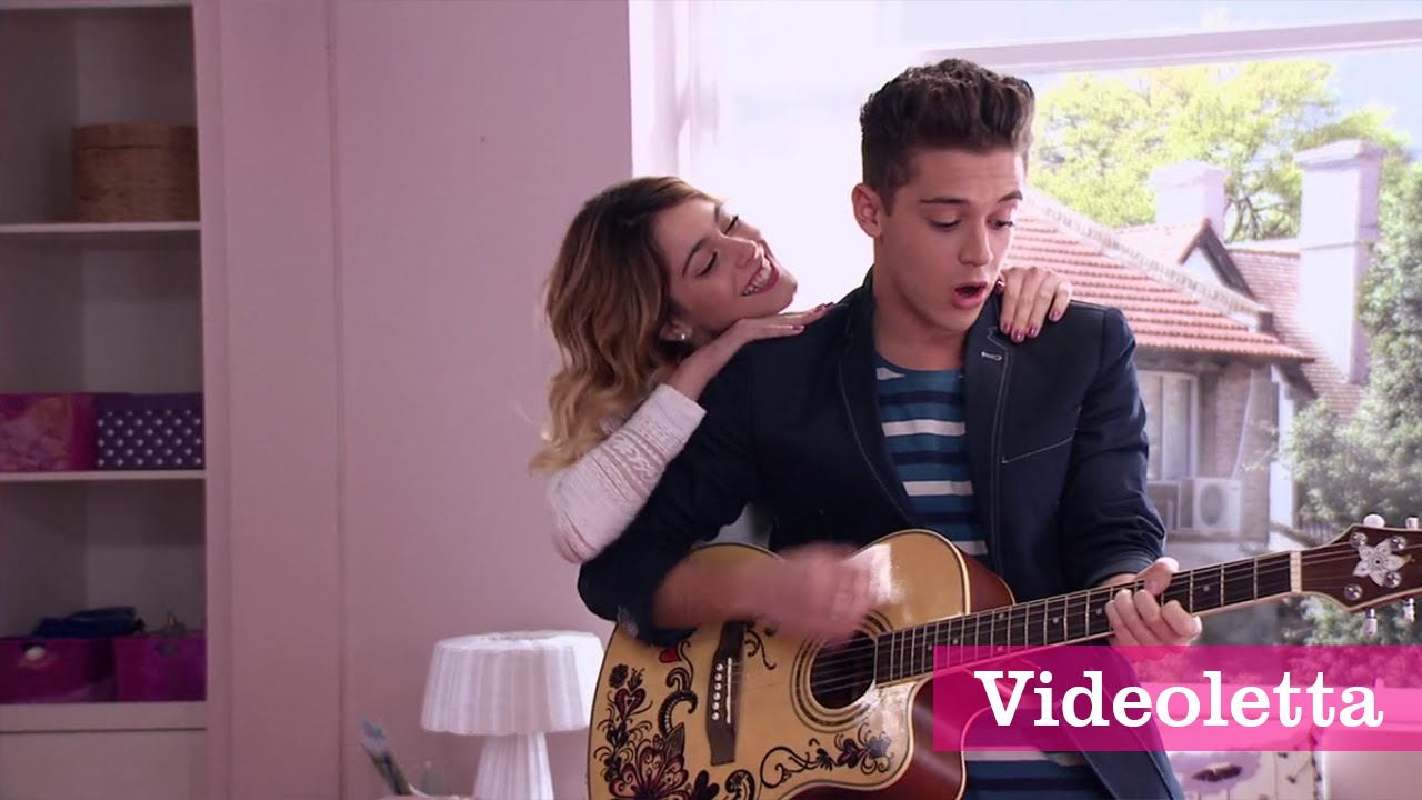 Violetta 3 English: Fede sings 