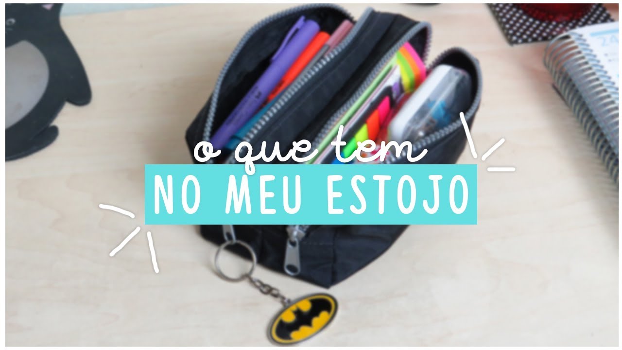 O QUE TEM NO MEU ESTOJO DA FACULDADE + CANETAS PREFERIDAS