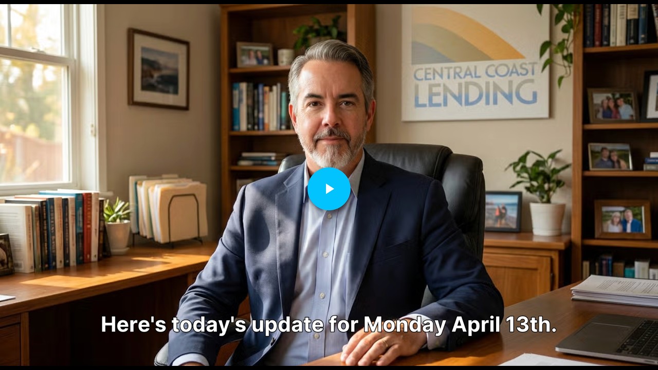 Mortgage Market Update for Loan Officers, April 13th, 2026
