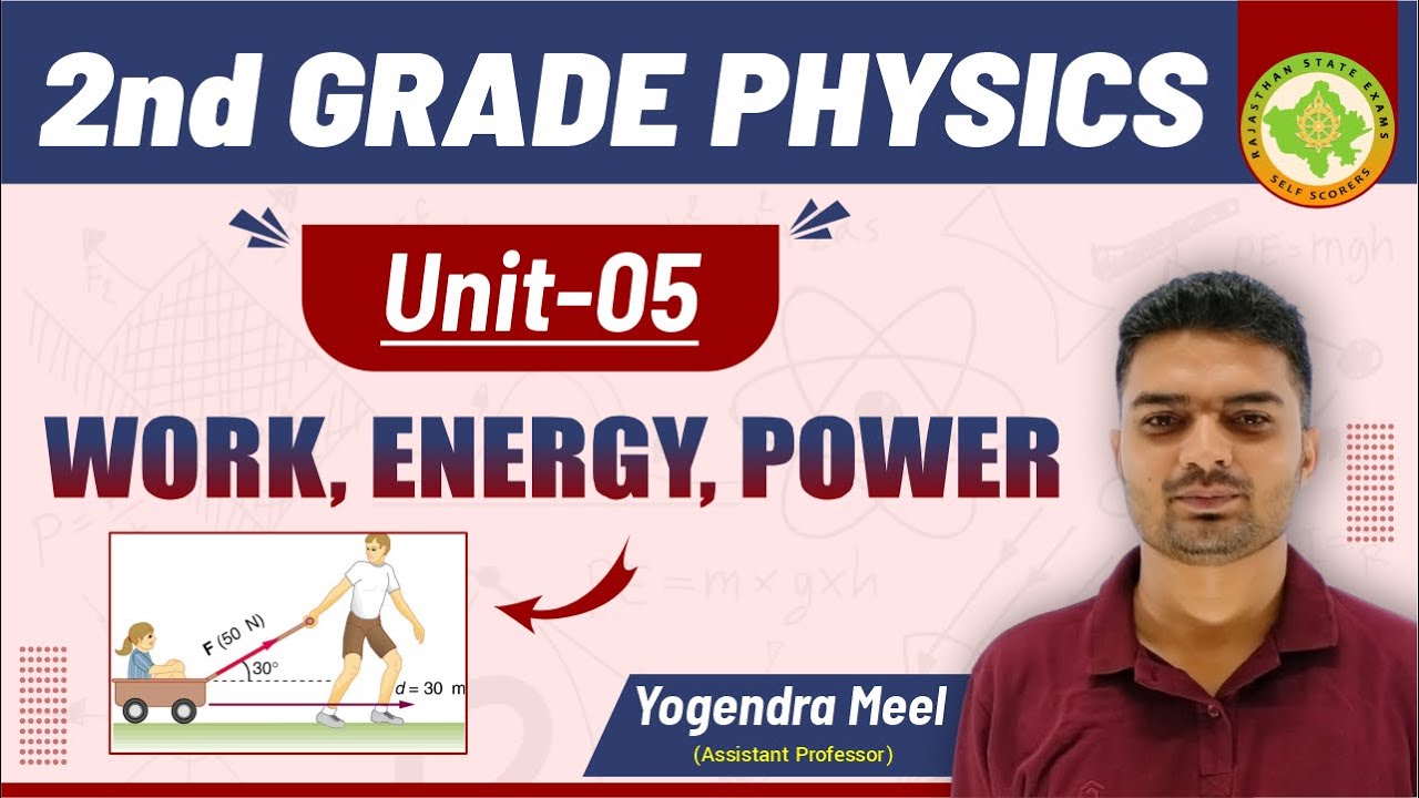 UNIT- 05 WORK,ENERGY,POWER # 2ND GRADE PHYSICS#YOGENDRA MEEL @SELFSCORERS