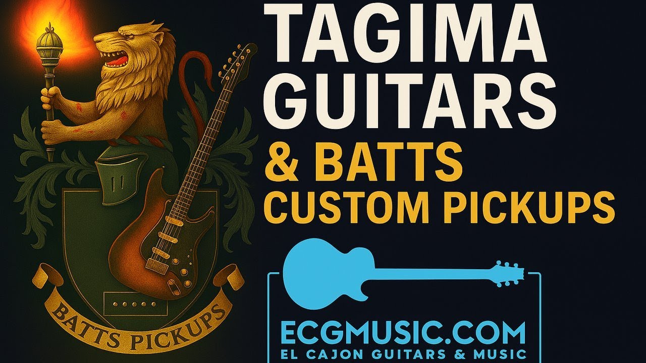 Tagima Guitars + Batts Custom Pickups — Mirach, T-550, T-530 Tone & Tech Talk | ECG Music