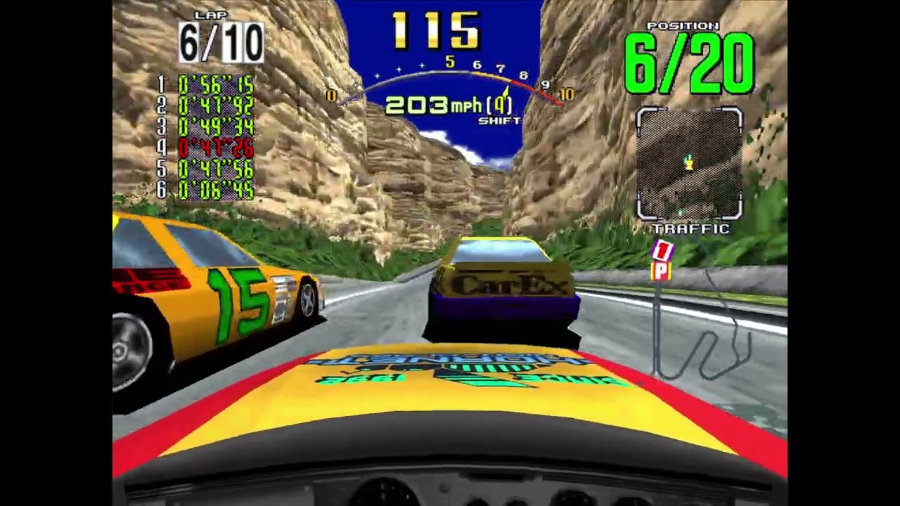 MyRetrozz Playz - Sega Model 2 -Daytona USA - Advanced track - Grand Prix