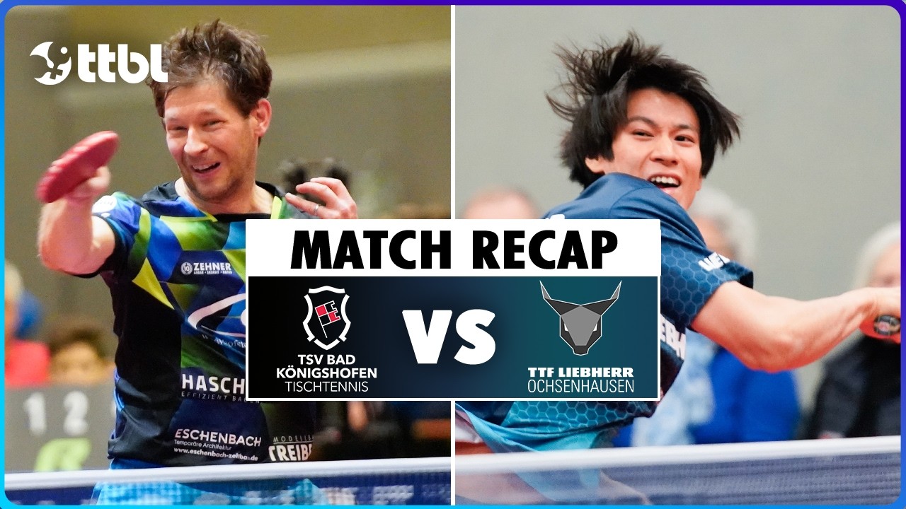 BAD K&Ouml;NIGSHOFEN vs. OCHSENHAUSEN (Tischtennis Bundesliga Recap) | Matchday 17 | 2025/2026