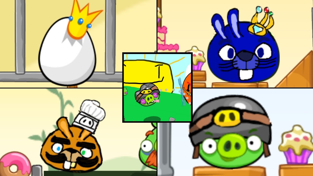 Angry Birds Mad Chirps - All Bosses (Luta dos Bosses) 1080P 60 FPS