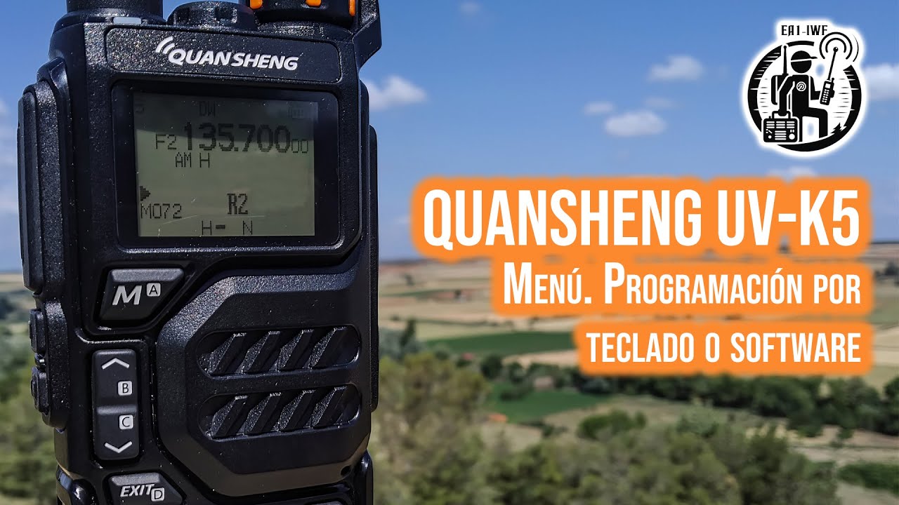 Quansheng UV-K5 (III) Menú. Configuración.