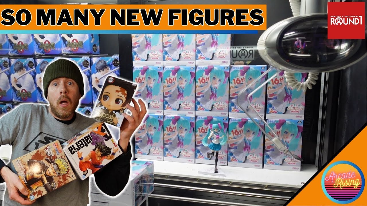 WE CAN'T BELIVE IT! So Many New Figures in the Claw Machine at Round 1