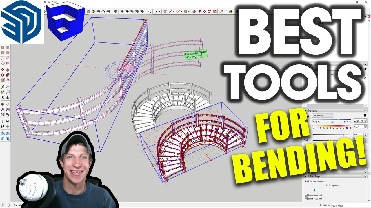 Лучшие расширения для изгибания объектов в SketchUp! (И когда их использовать)