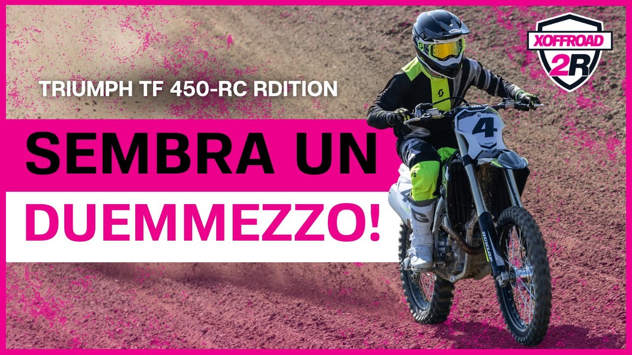 Triumph TF-450 RC Edition: figlia del GOAT
