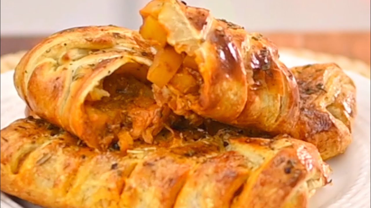 Sardin puff menggunakan roti paratha | Sardin Puff using Roti Paratha