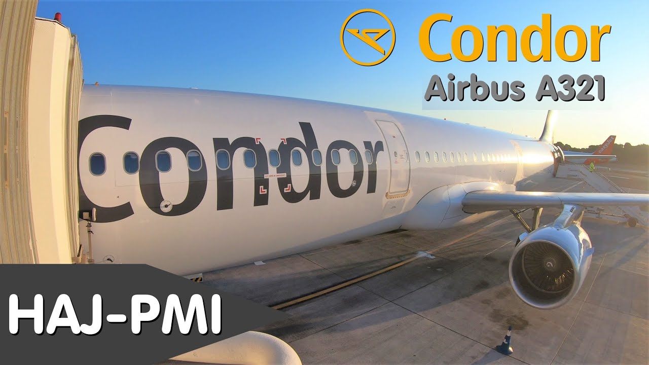✈️TRIP REPORT | Condor (Economy) | Hanover - Palma De Mallorca | Airbus A321