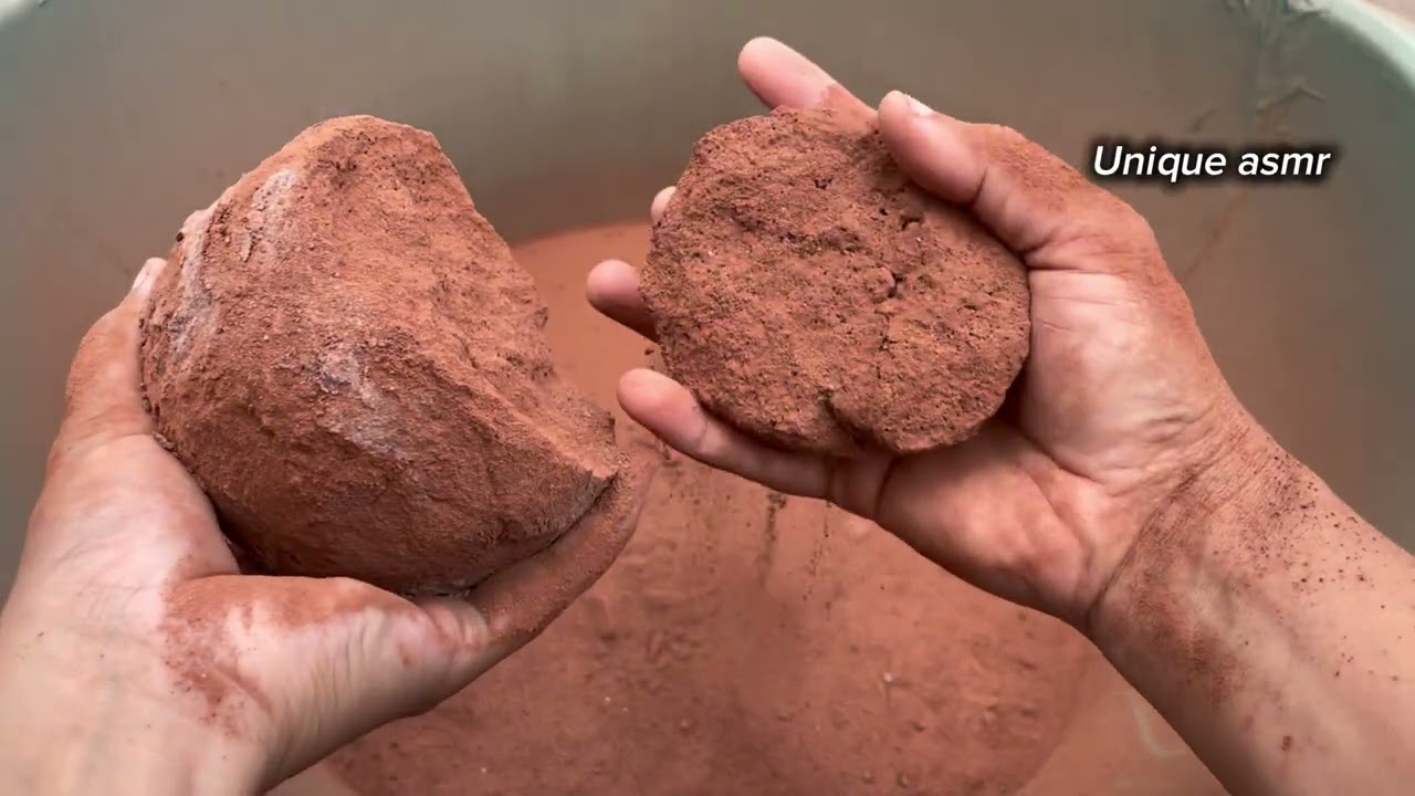 Red Dirt Non Stop dry Tub Crumbling ASMR