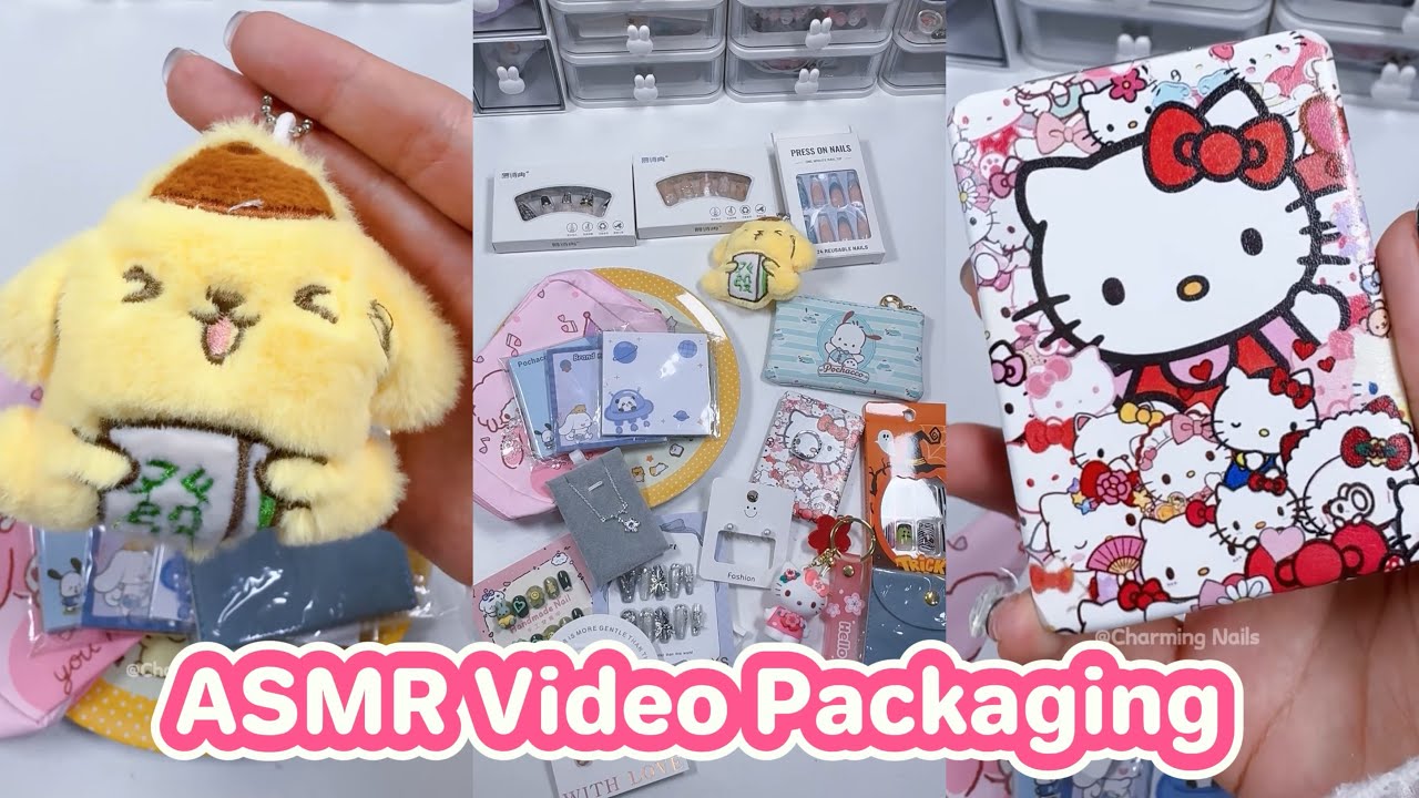 ASMR packaging Kathy&rsquo;s first order