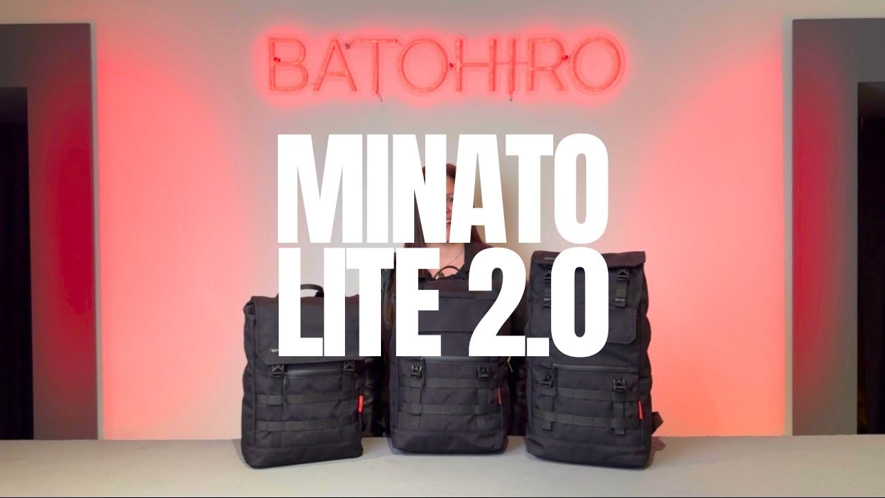 Batohiro Workshop #1 &ndash; Minato Lite | Každodenn&iacute; batoh s roz&scaron;iřiteln&yacute;m objemem a chytr&yacute;mi detaily