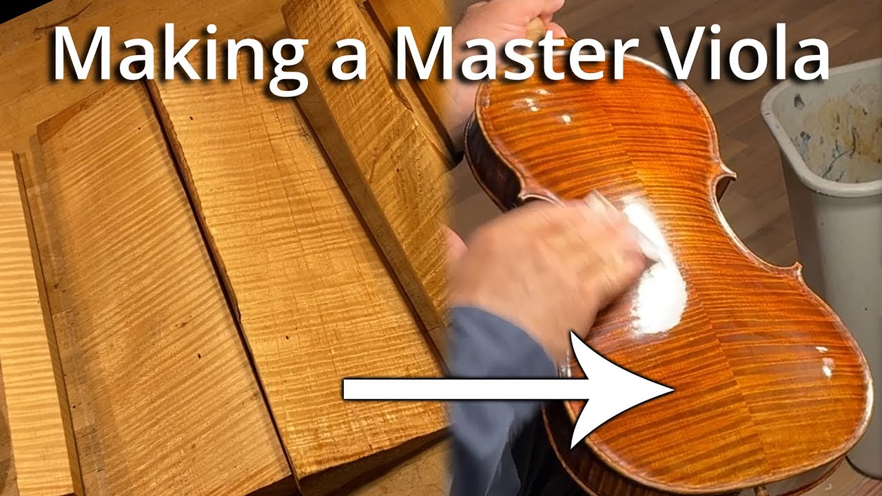 Making a Viola From Start to Finish: A Unique, Wonderful World / Violin Making at its Finest