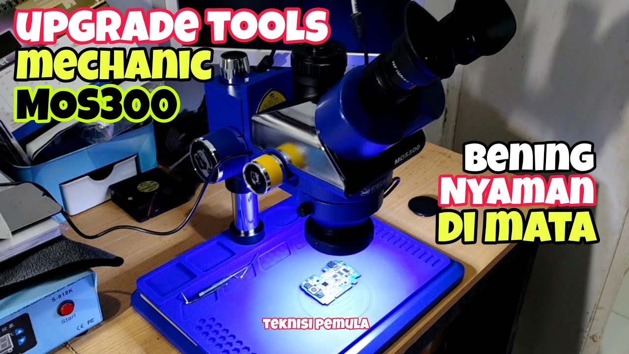 Review Microscope Mechanic MOS300 B11 New