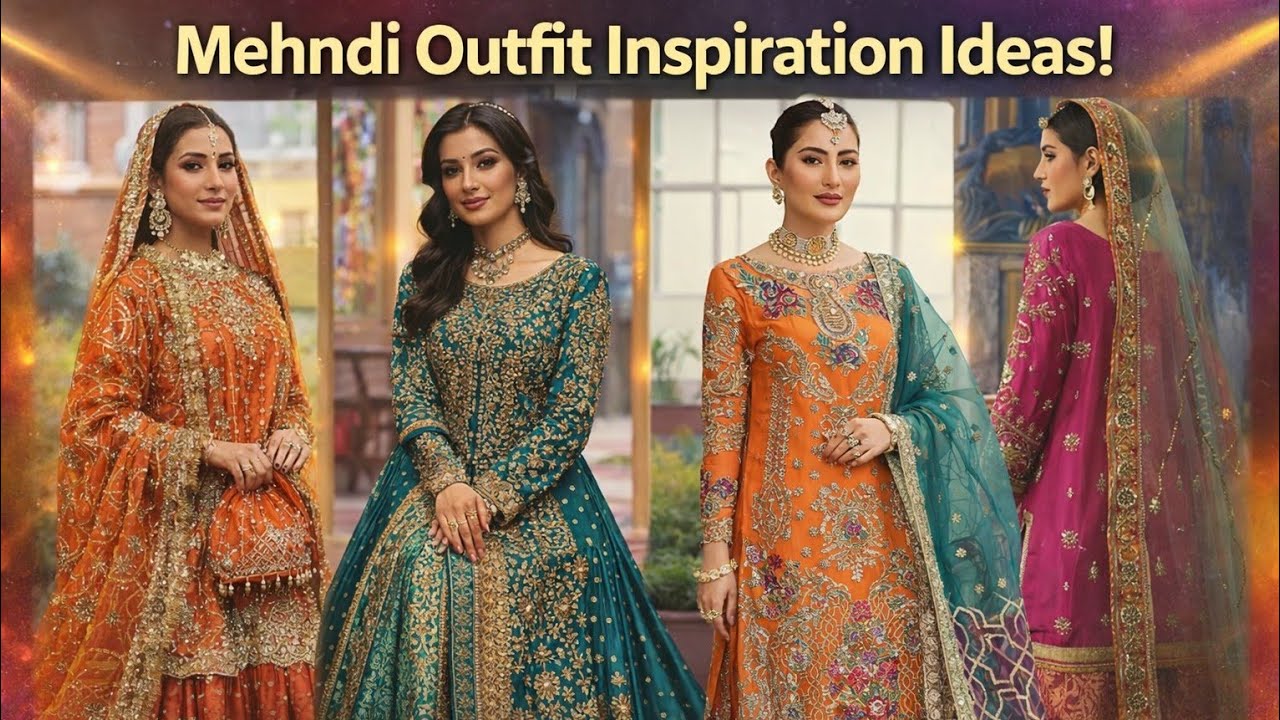 Top Trending Mehndi Outfit Inspiration for Wedding Season 2026 | Bridal and Festive Styles