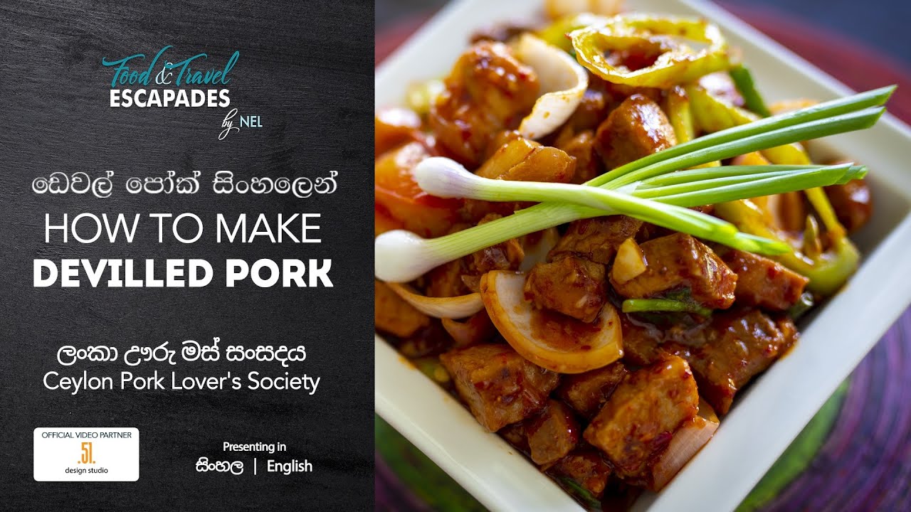 DELICIOUS Sri Lankan Devilled Pork Recipe | ඩෙවල් පෝක් සිංහලෙන් | Easy Cooking with Nelum