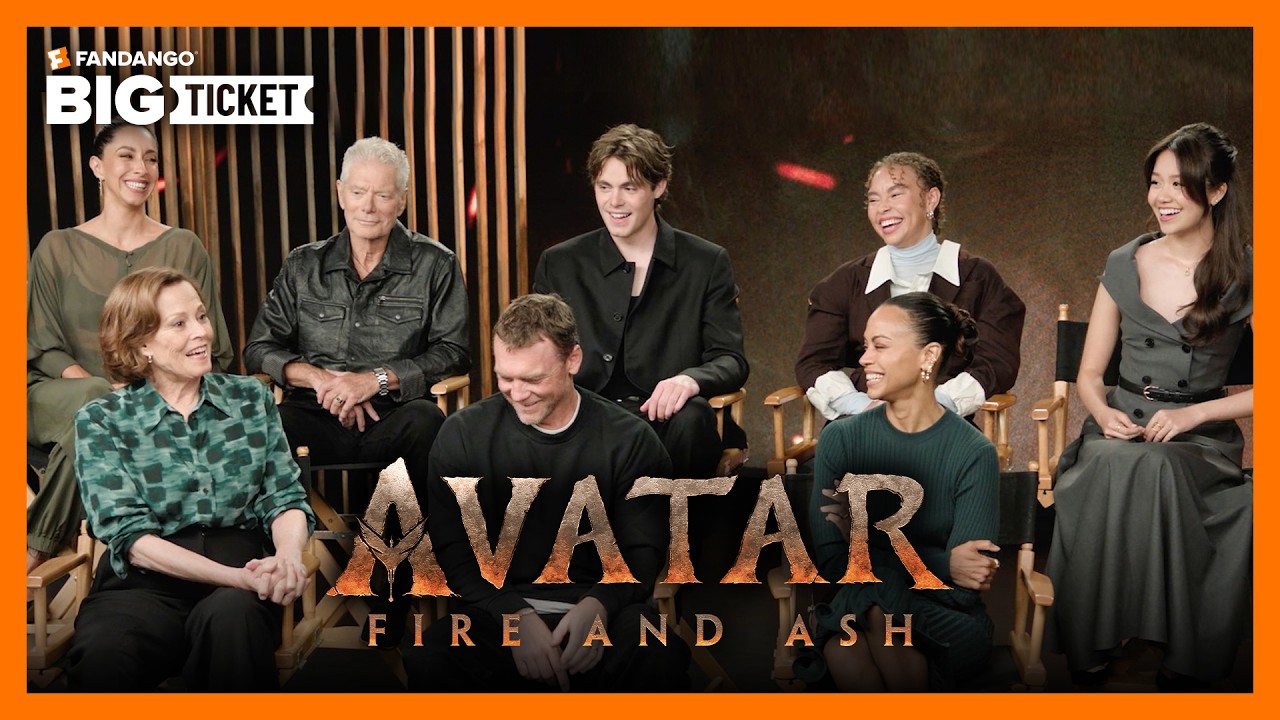 The 'Avatar: Fire and Ash' Cast on the Huge New Challenges and Growing Up on Set