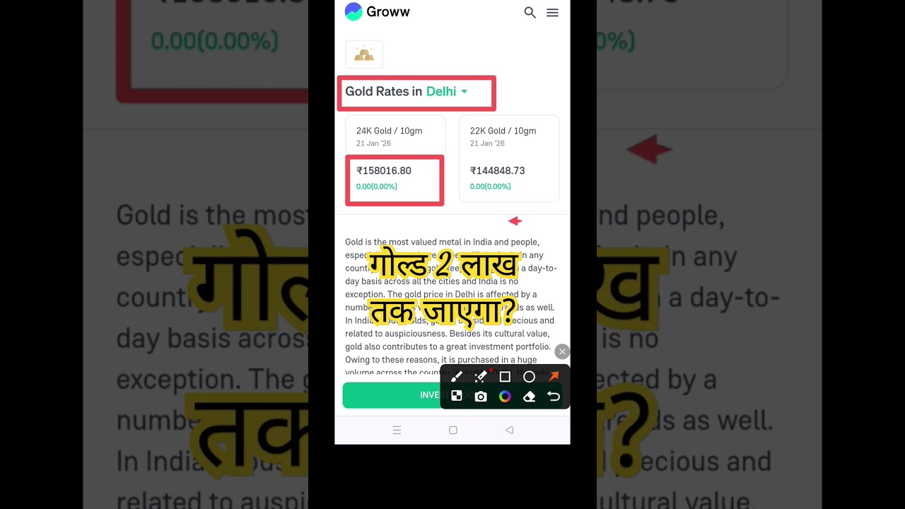 क्या गोल्ड 2 लाख तक जाएगा | Gold Investment | Gold price 2026 | Today gold price| 