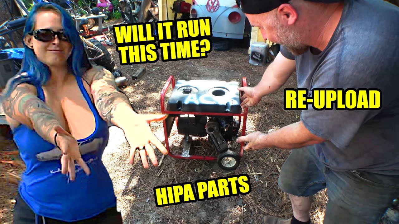 RE-UPLOAD - Carb Replace - Abandoned Generac Generator - Will it Run?