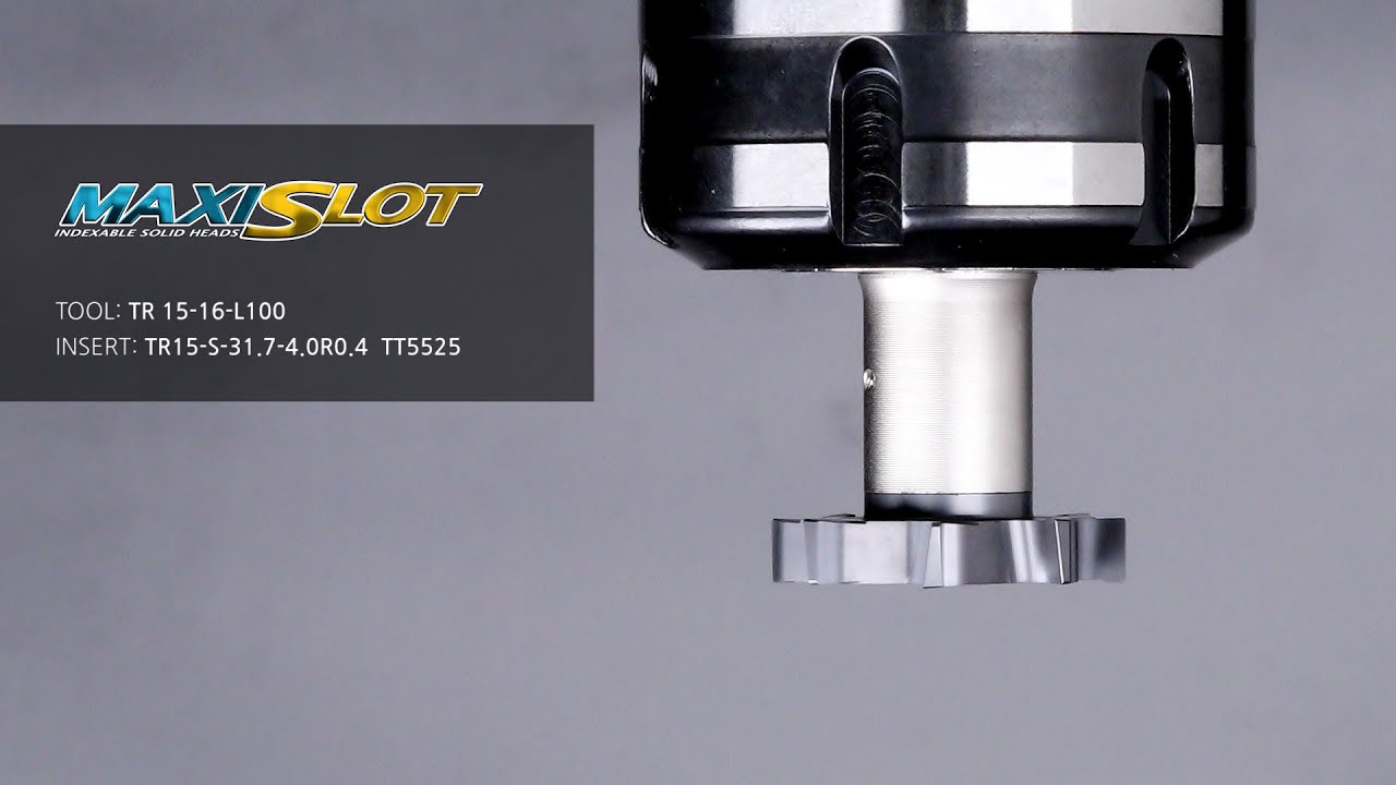 Precise Multipurpose Head-changeable Solid Carbide Endmill: MAXI-SLOT
