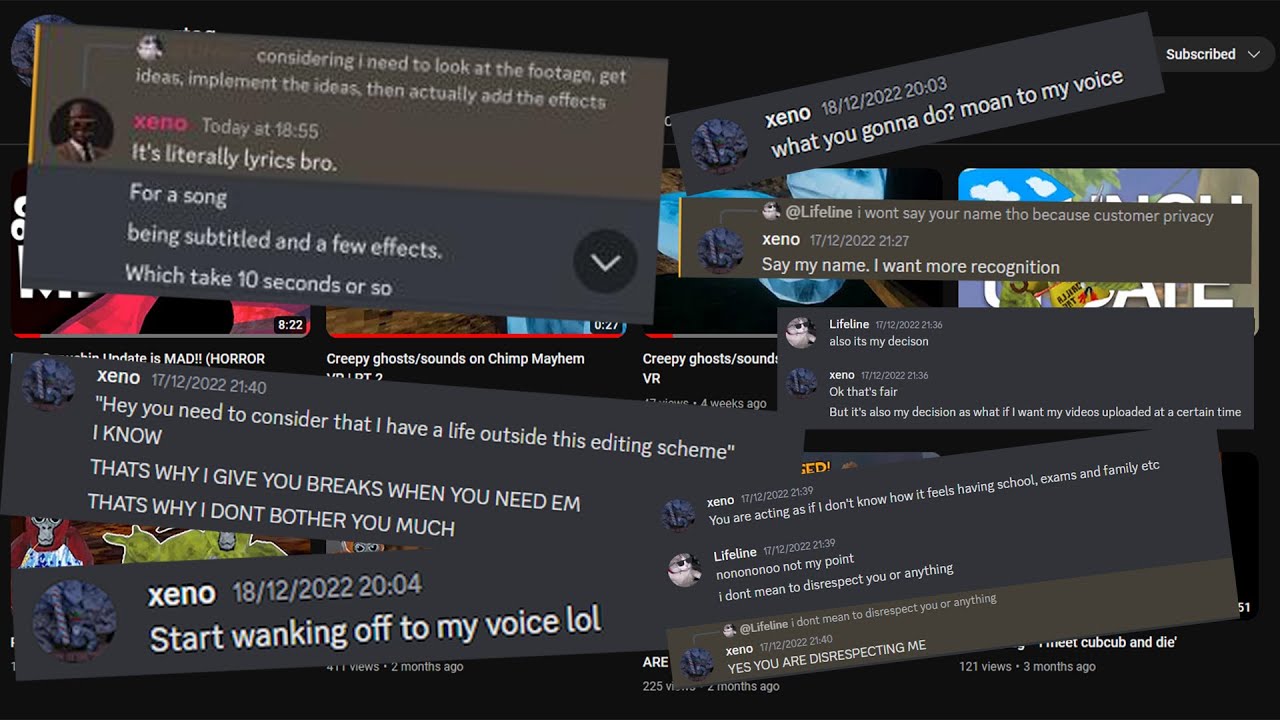 my horrible experiences as an editor for xeno