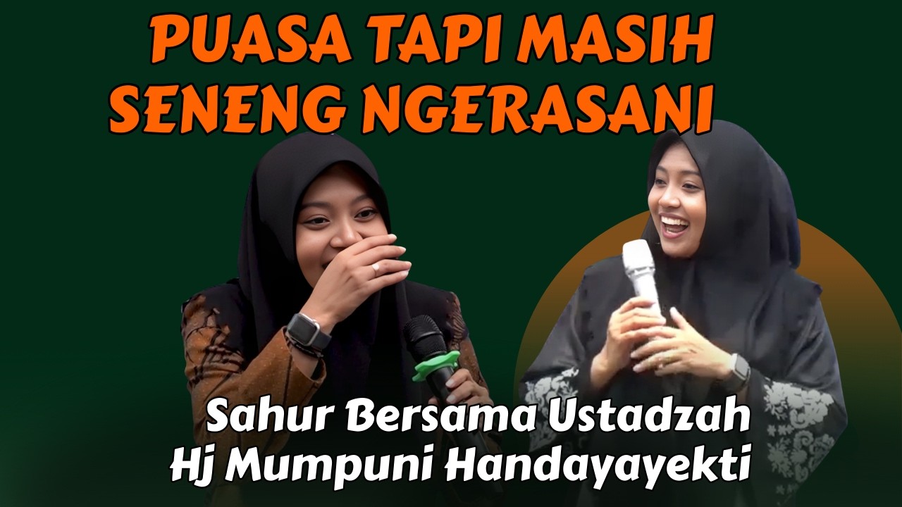 TIDUR LEBIH BAIK DARIPADA RASAN RASAN || CERAMAH  LUCU USTADZAH MUMPUNI