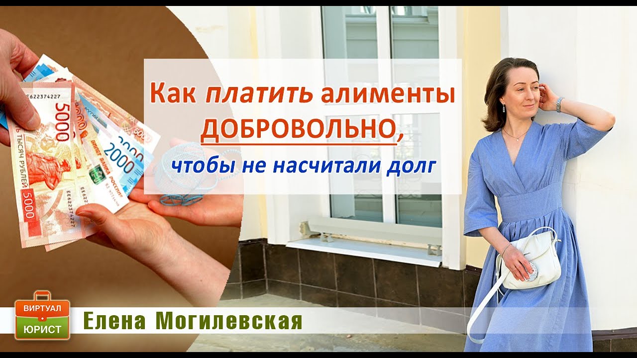 Как добровольно платить алименты, чтобы не насчитали задолженность?