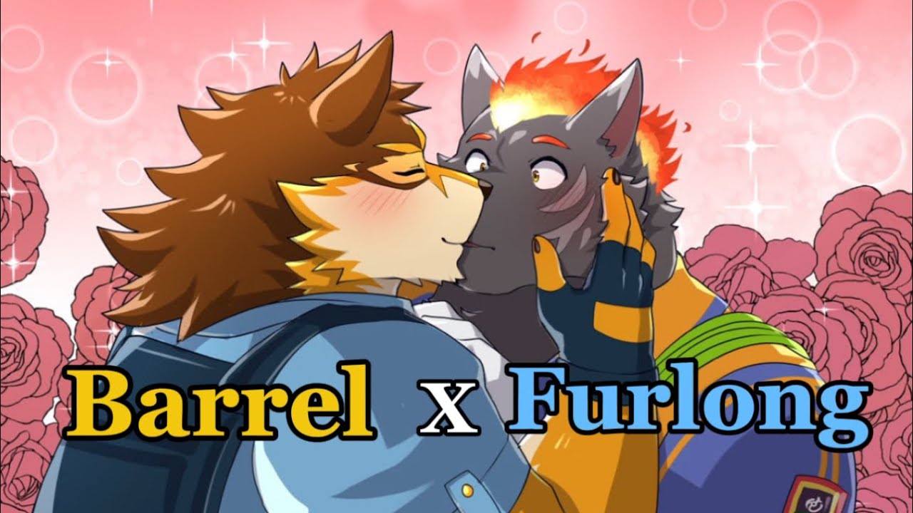 Barrel x Furlong 🐺🐺🥰🧡🩵🔥💖⭐️✨