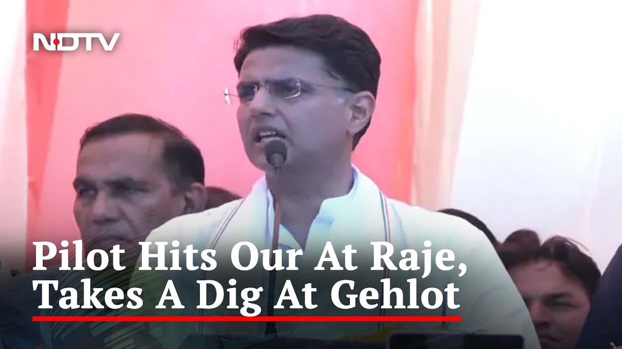 At Sachin Pilot's Mega Event, A Call For 