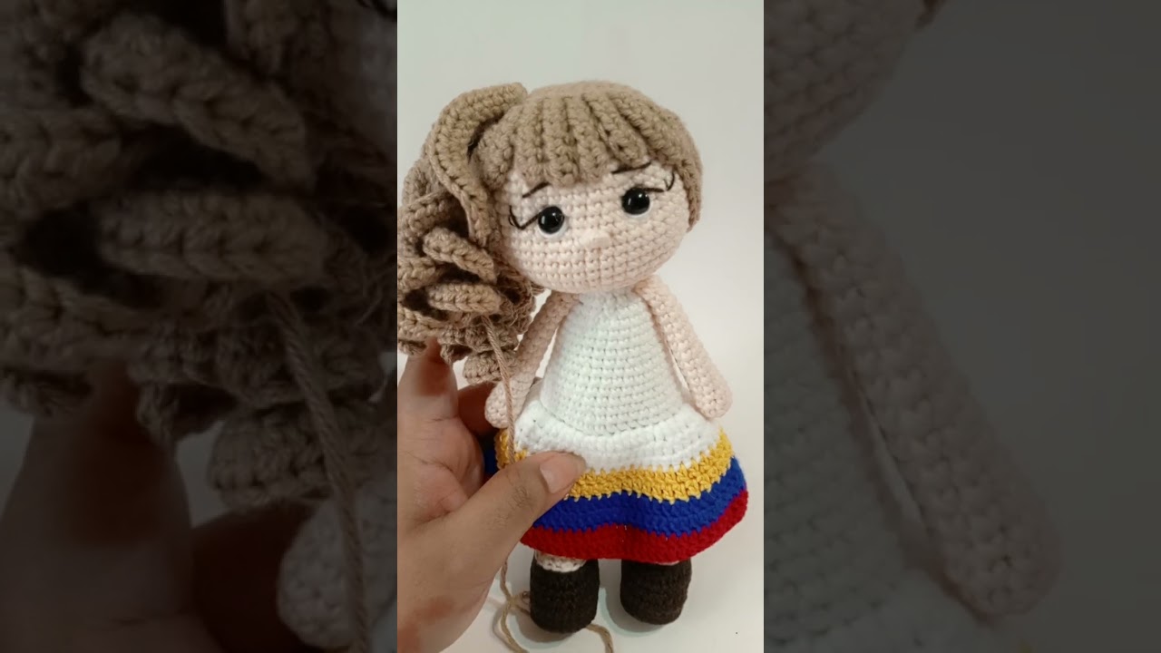 Peinados de moños para las pelucas de amigurumis 