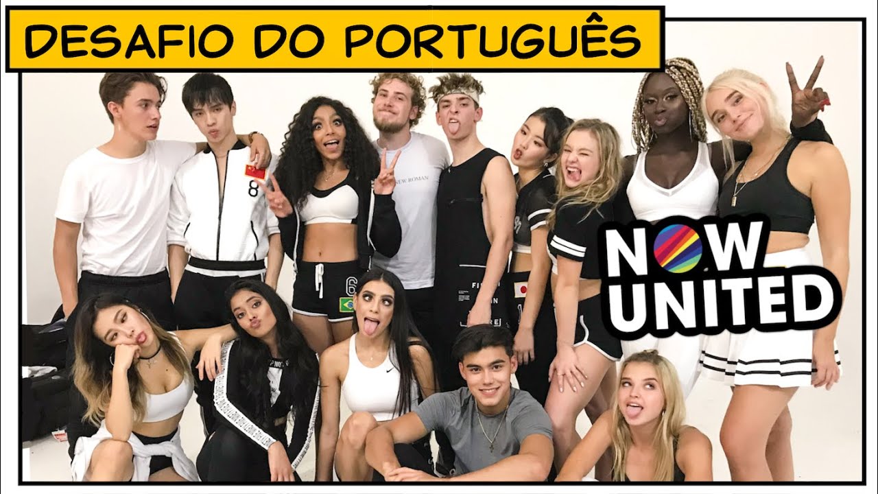 NOW UNITED: Desafio em Português! Como estudam? & Dançamos RAGATANGA