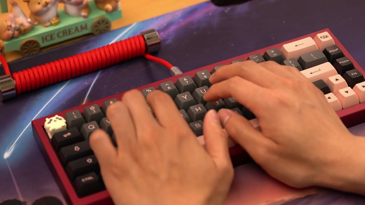 Gateron Smoothie Silver Linear Switches Sound Test