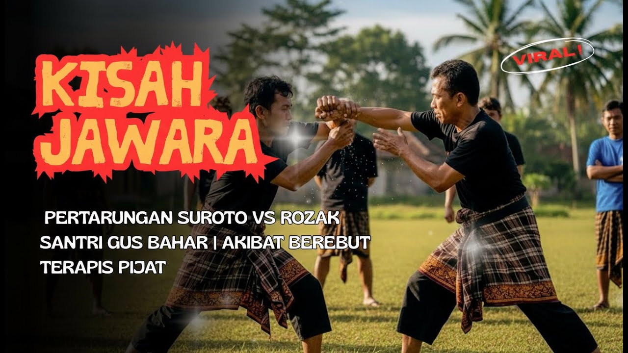 PERTARUNGAN SUROTO VS ROZAK SANTRI GUS BAHAR | AKIBAT BEREBUT TERAPIS PIJAT